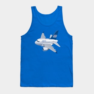 Cartoon airplane Tank Top